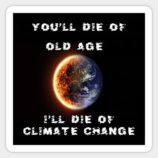 Climate change Sticker
